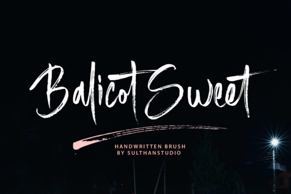 Balicot Sweet Font for Creative Web Design