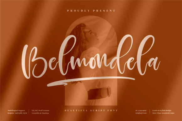 Belmondela: A Delicate Script Font for Digital Elegance