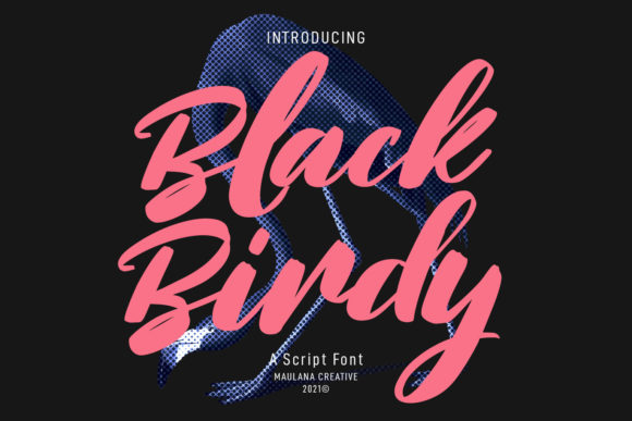 Black Birdy: A Relaxed Script Font for Editorial Design