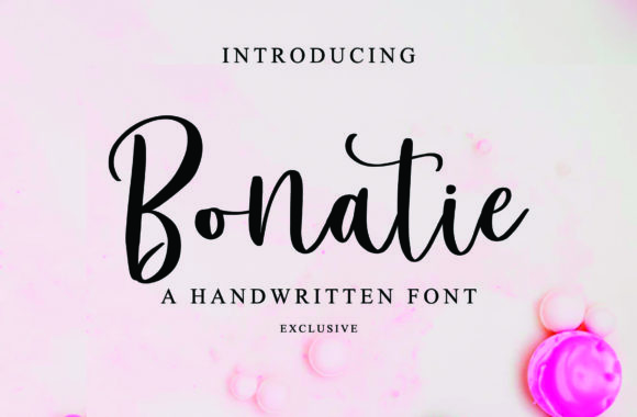 Bonatie: A Playful Script Font for Creative Branding