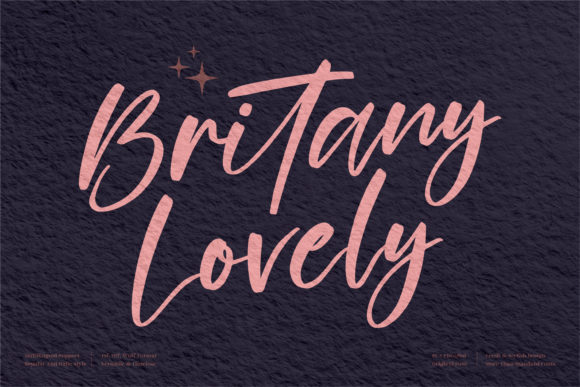 Britany Lovely Font for Elegant Web Design Projects