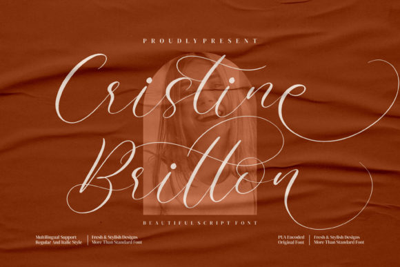 Cristine Britton: The Elegant Script Font for Makers