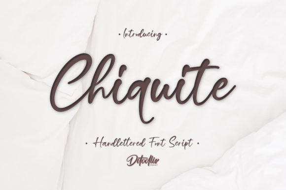 Elevate Campaigns with Chiquite: A Playful Script Font