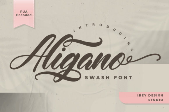 Elevate Web Design with Aligano Script Font