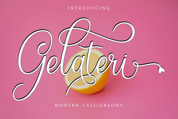 Elevate Your Web Design with Gelateri Script Font