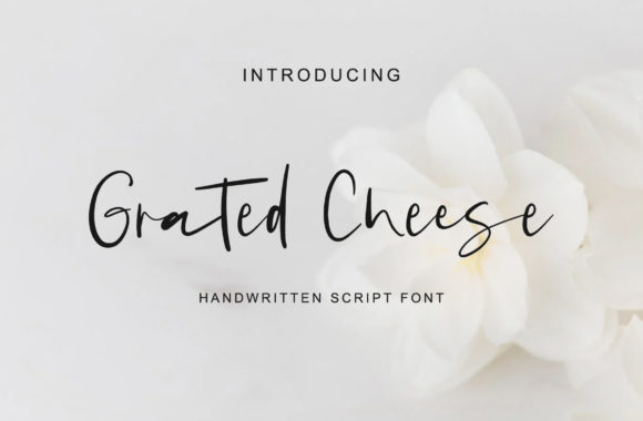 Grated Cheese: The Graceful Script Font for Campaigns