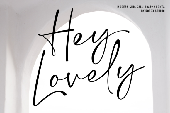 Hey Lovely Font for Creative Projects