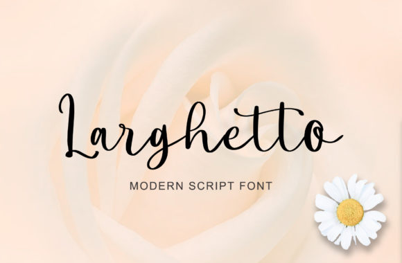 Larghetto Font Review: A Graceful Script for Elegant Branding