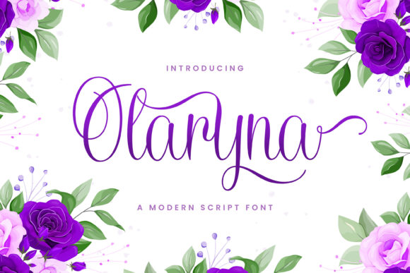 Olaryna: A Chic Script Font for Elegant Business Branding