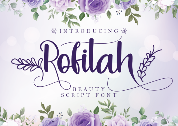 Rofitah: A Delicate Script Font for Makers