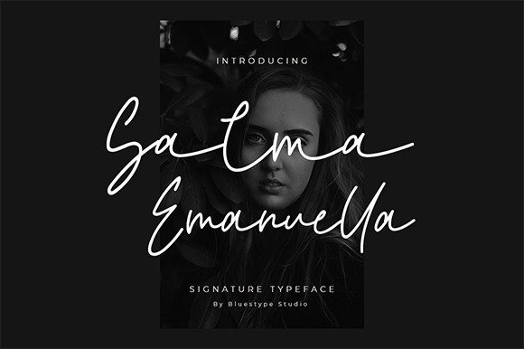 Salma Emanuella: The Elegant Script Font for Editors