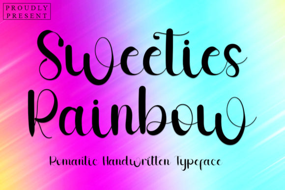 Sweeties Rainbow Font for Elegant Branding