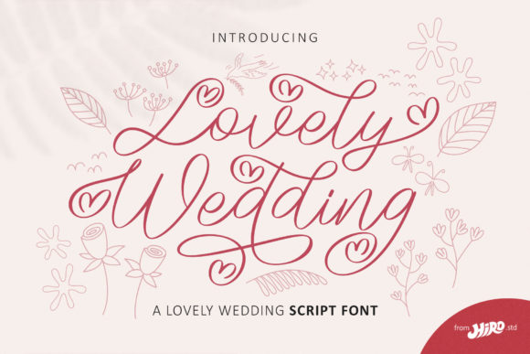 Upgrade Your Brand with the Lovely Wedding Typeface
