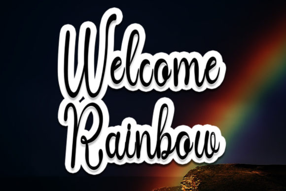 Welcome Rainbow: A Chic Script Font for Handmade Brands